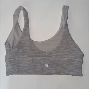 Reversible lululemon athletica Striped Gray Sports Bra size 8